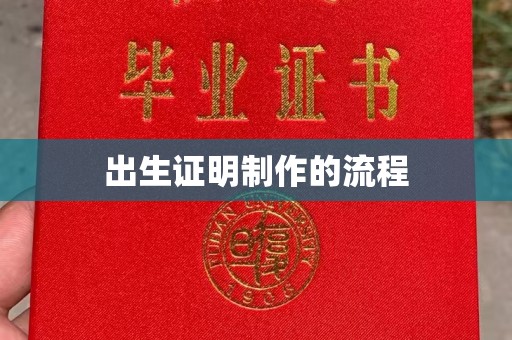 广河出生证明制作的流程