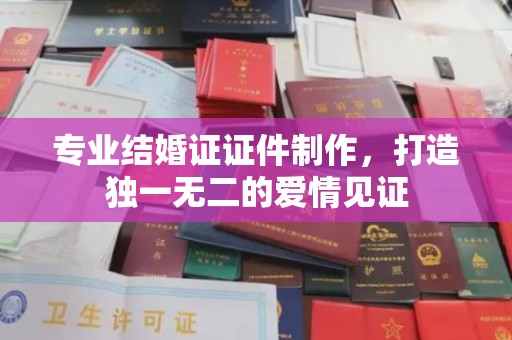 广河专业结婚证证件制作，打造独一无二的爱情见证