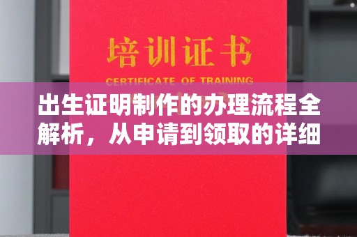 广河出生证明制作的办理流程全解析，从申请到领取的详细指南