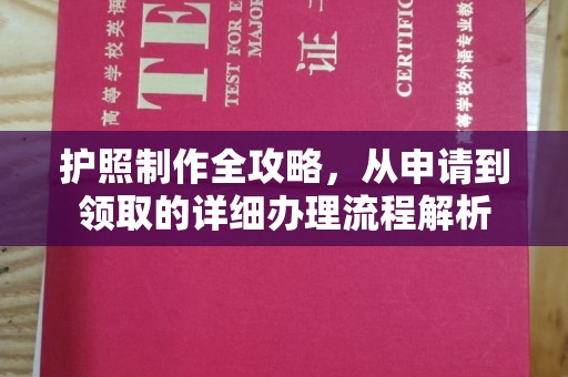 广河护照制作全攻略，从申请到领取的详细办理流程解析