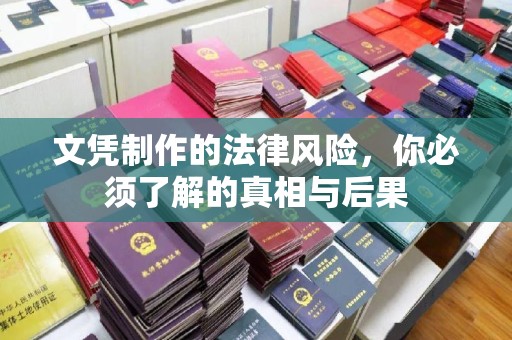 广河文凭制作的法律风险，你必须了解的真相与后果