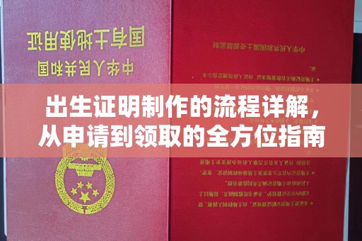 广河出生证明制作的流程详解，从申请到领取的全方位指南