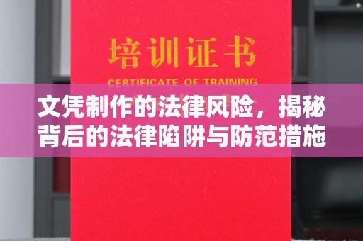 广河文凭制作的法律风险，揭秘背后的法律陷阱与防范措施